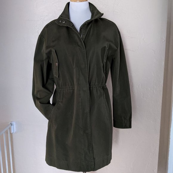 POPSUGAR Utility Jacket Olive Green - Picture 1 of 9